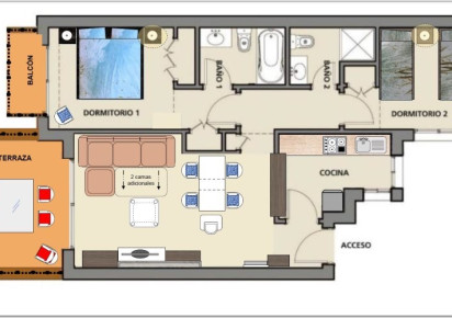 Resale · Apartment · San Javier · Roda Golf
