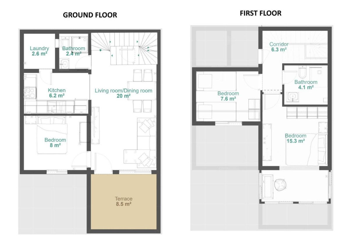 Rynek wtórny · terraced house · Orihuela · Urbanización Perla del Mar