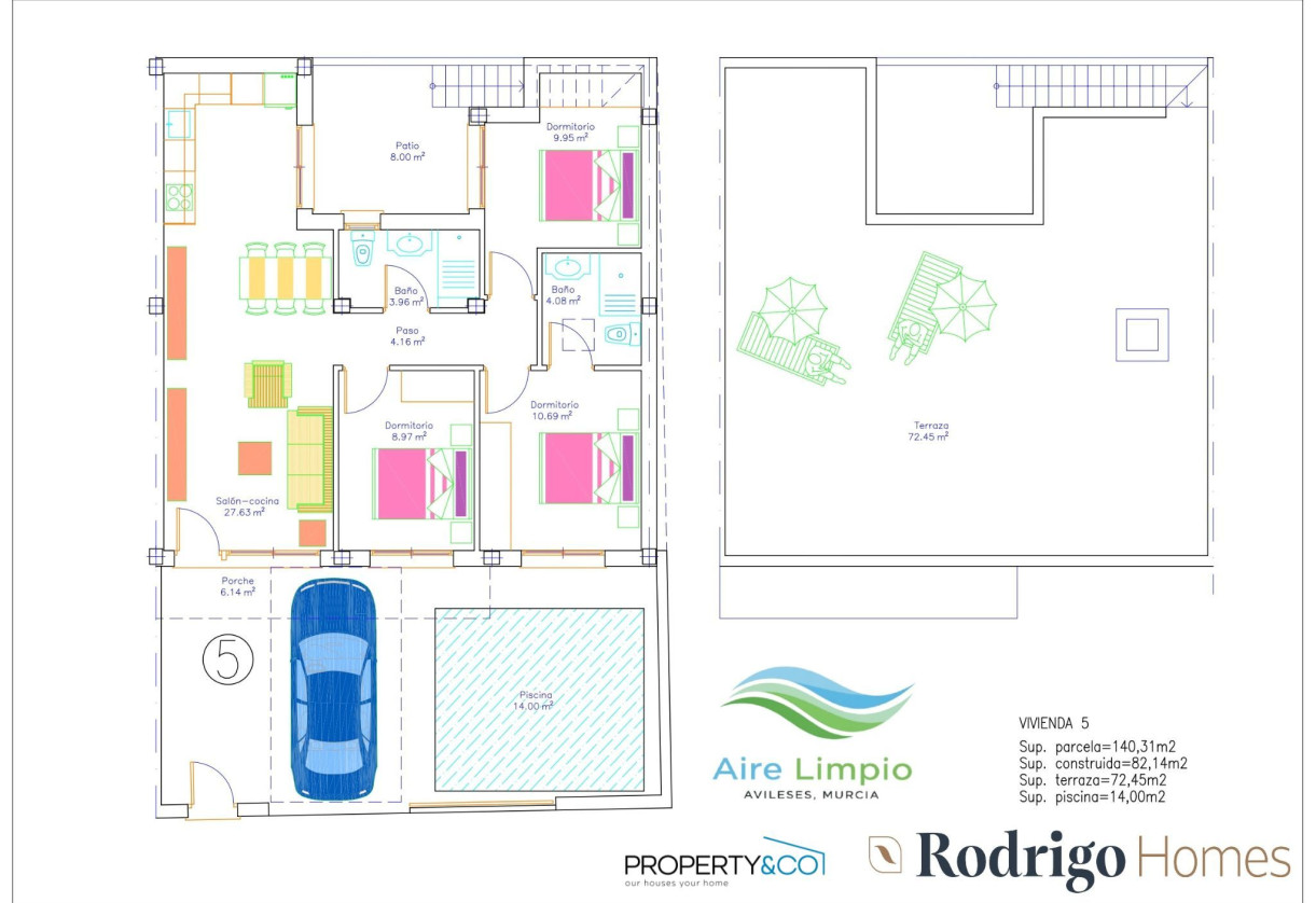 New Build · Bungalow · vera playa