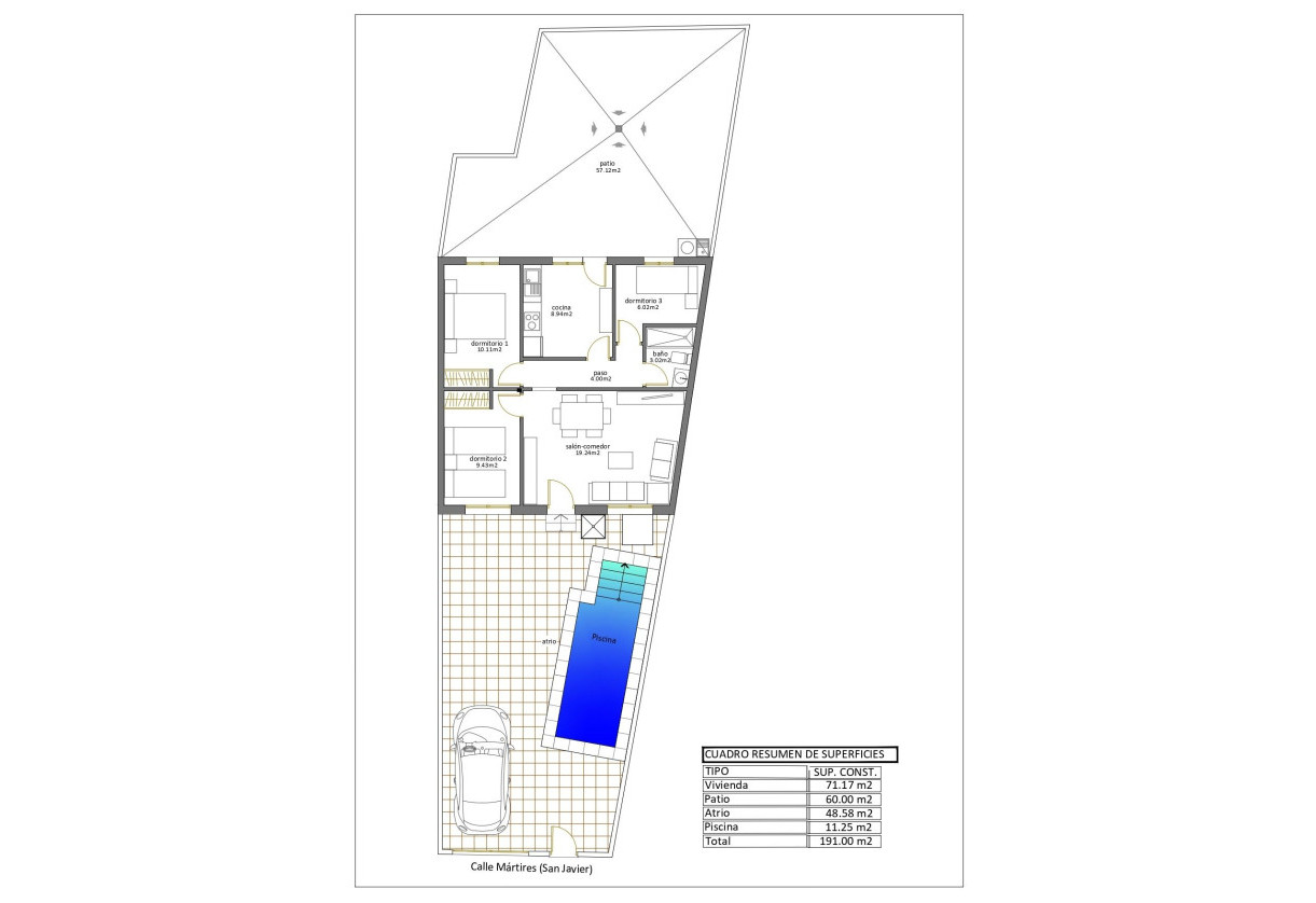 New Build · Bungalow · Pilar de la Horadada · PILAR DE LA HORADADA