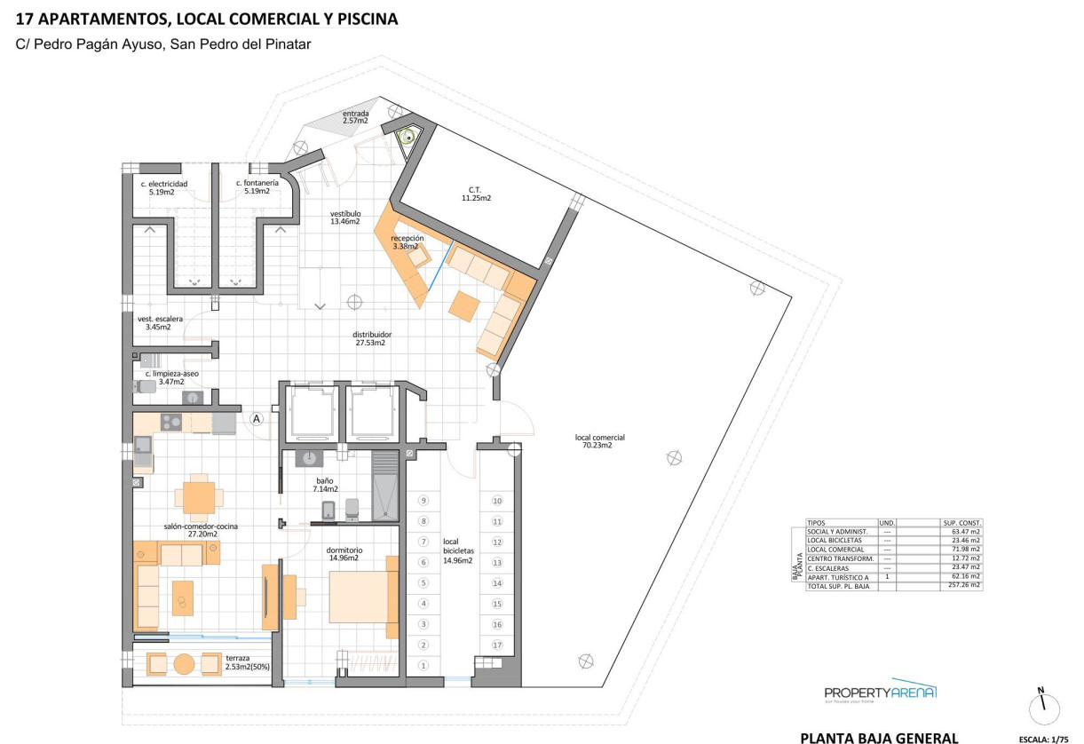 Nueva construcción  · Apartment · Lo Pagán · LO PAGAN