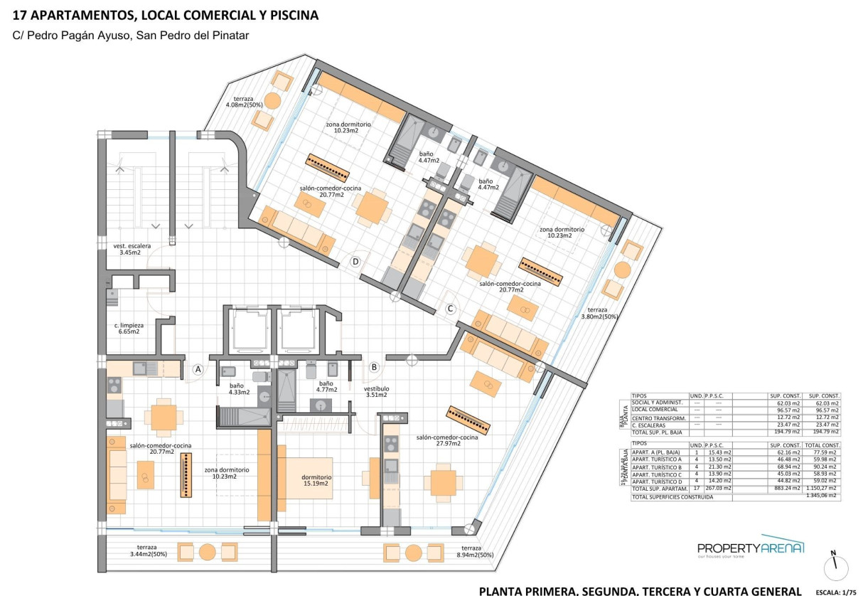 Nueva construcción  · Apartment · Lo Pagán · LO PAGAN