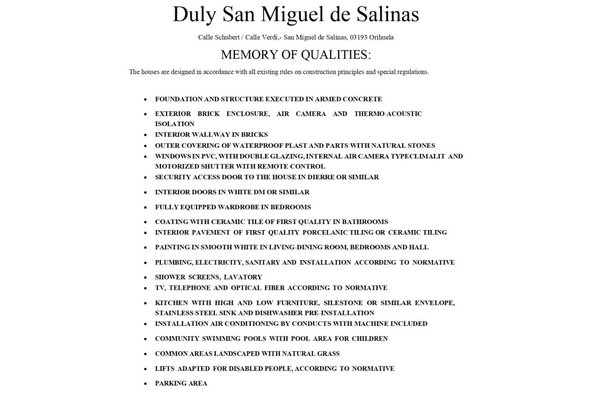 Sale · Apartment · San Miguel de Salinas