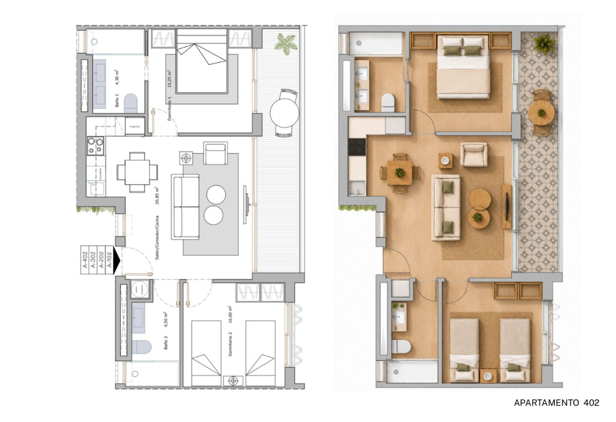 New Build · Apartment · Lo Pagán · LO PAGAN